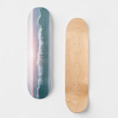 Ocean Wave Sunset Artsy Skateboard (Recto)