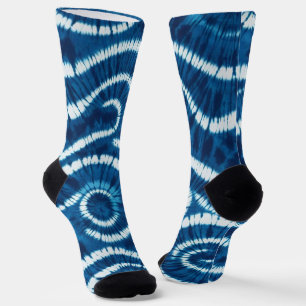 Ocean Wave Tie Dye Design Sokken