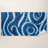 Ocean Wave Tie Dye Design Strandlaken (Voorkant)
