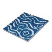 Ocean Wave Tie Dye Design Tegeltje (Zijkant)