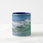 Ocean Wave Tropical Beach Art Mug Cup (Centre)