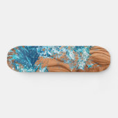 Ocean Wave Wood Stijl Accent Skateboard (Horizontaal)