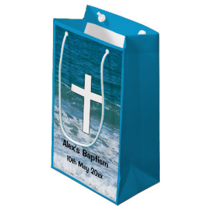 Ocean Waves Baptême Petit sac cadeau