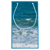 Ocean Waves Baptisme Small Gift Bag Klein Cadeauzakje (Achterkant)