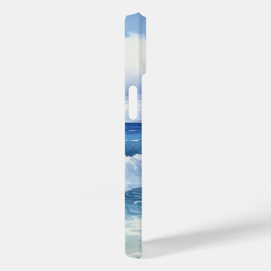 Ocean Waves Beach House Esthetisch Case-Mate iPhone Case (Achterkant / Rechts)
