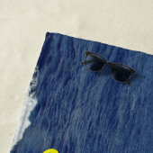 Ocean Waves Beach Towel Strandlaken (In situ)