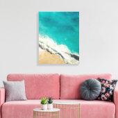 Ocean Waves Canvas Print (Insitu (Woonkamer))