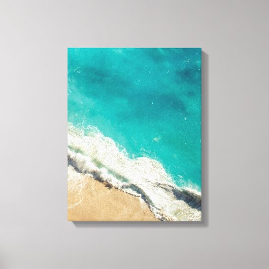 Ocean Waves Canvas Print (Voorkant)