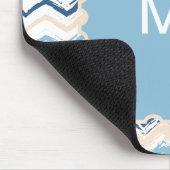 Ocean Waves Chevron Muismat (Hoek)