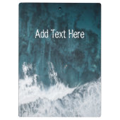 Ocean Waves Crashing Klembord (Achterkant)