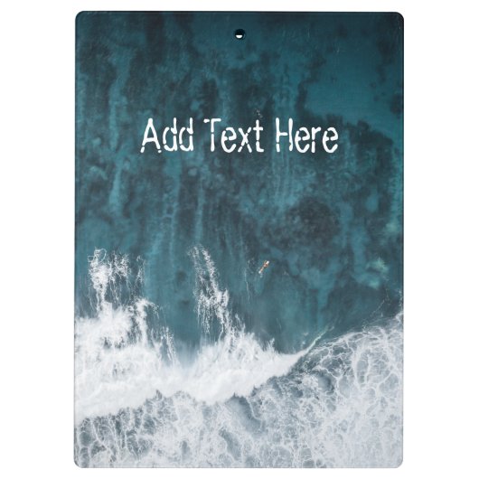 Ocean Waves Crashing Klembord (Achterkant)