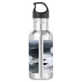 Ocean Waves Crashing Waterfles (Achterkant)