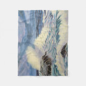 Ocean Waves Fleece Deken (Voorkant)