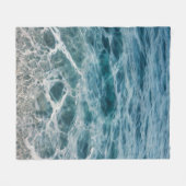 Ocean Waves Fleece Deken (Voorkant (Horizontaal))