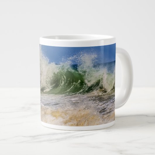 Ocean Waves in motion Extra Grote Beker (Voorkant rechts)