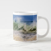 Ocean Waves in motion Extra Grote Beker (Rechts)