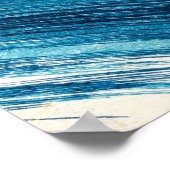 Ocean Waves Japans schilderij Poster (Hoek)