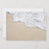 Ocean Waves Mariage Petit déjeuner Invitation (Dos)