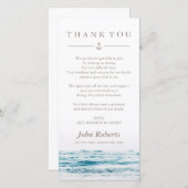 Ocean Waves | Nautisch sympathie bedankt (Voorkant / Achterkant)