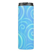 Ocean Waves of Pastel Dreams – Pastel Swirl Therma Thermosbeker (Achterkant)