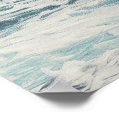 Ocean Waves op Beach Foto Poster (Hoek)