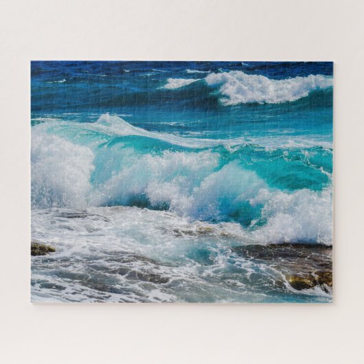Ocean Waves op Beach Legpuzzel (Horizontaal)