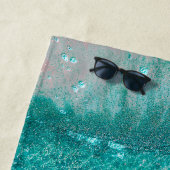 Ocean Waves op zand Strandlaken (In situ)