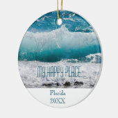 Ocean Waves Ornament Dated (Links)