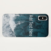 Ocean Waves overspoelen Case-Mate iPhone Case (Achterkant (horizontaal))