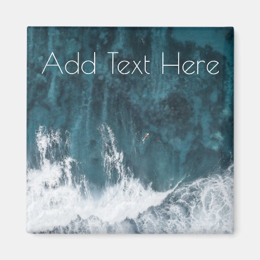 Ocean Waves overspoelen Magneet (Voorkant)