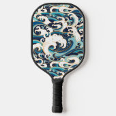 Ocean Waves Pickleball Paddle (Achterkant)