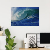 Ocean Waves-Poster Poster (Thuiskantoor)