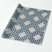 Ocean Waves quilt Cadeaupapier (Uitgerold)
