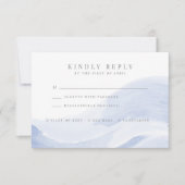 Ocean Waves-responskaart RSVP Kaartje (Voorkant)