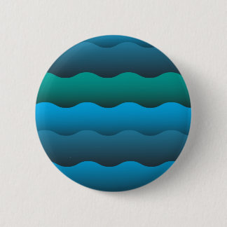 Ocean Waves Ronde Button 5,7 Cm