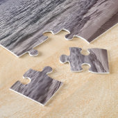 Ocean Waves Sandy Beach Sunset Legpuzzel (Zijkant)