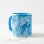 Ocean Waves Seascape Combo Coffee Mug (Devant gauche)