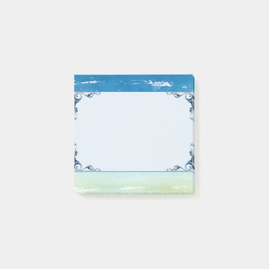 Ocean Waves Seashore Thema Post-it® Notes (Voorkant)