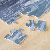 Ocean Waves Tegen de Rocks Jigsaw Puzzel (Zijkant)