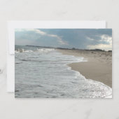 Ocean Waves thema foto bruiloft uitnodigingen (Achterkant)