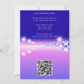 Ocean Waves Trendy Jewerly Summer Wedding Kaart (Achterkant)