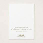 Ocean Waves Tropical Earring Display Holder Visitekaartje (Achterkant)