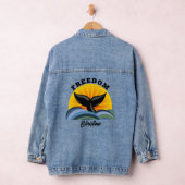 Ocean Waves walvis staart Denim Jacket (Hangar)