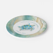 Ocean Waves Zee Turtle Baby shower Paper Bord (Gekanteld)