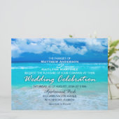 Ocean Wedding Set 1 - Uitnodiging (Staand voorkant)