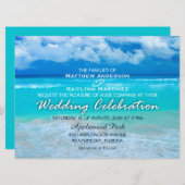 Ocean Wedding Set 1 - Uitnodiging (Voorkant / Achterkant)