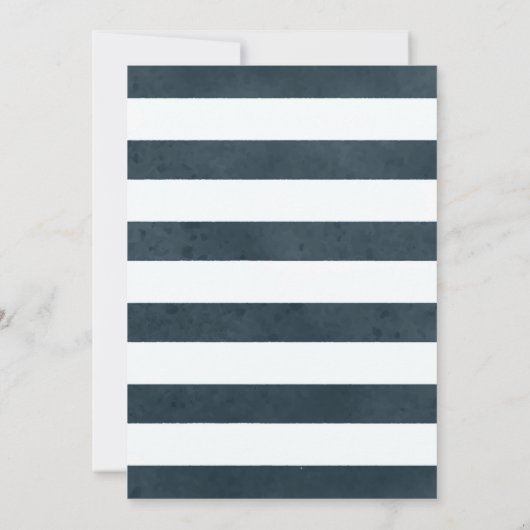 Ocean Whale Baby shower Invitation Kaart (Achterkant)