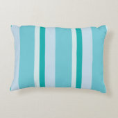 Ocean Whale Watching en Blue Stripes Accent Kussen (Achterkant)