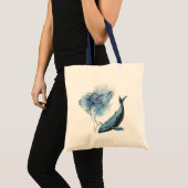 Ocean Whale-zak Tote Bag (Voorkant (product))