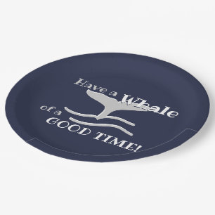 Ocean Whale's Tale of a Good Time Papieren Bordje